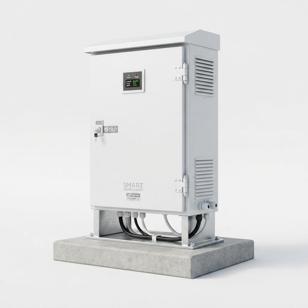 Smart Solar Outdoor Cabinet
