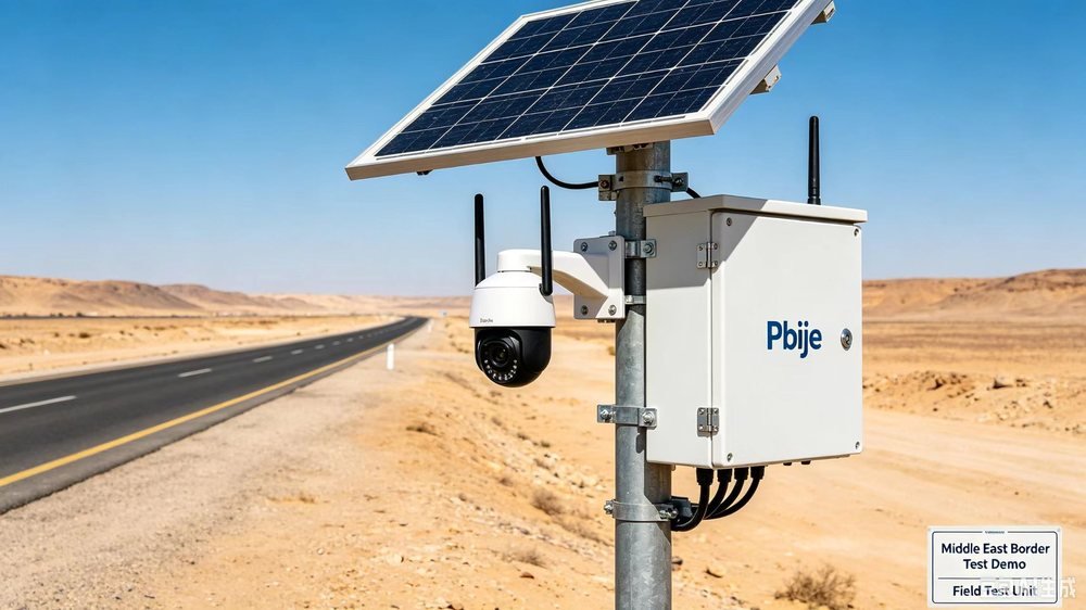 Solar CCTV power supply for roadside surveillance