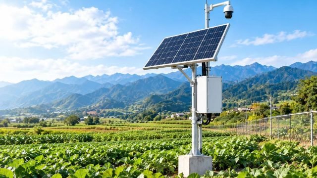 Smart agricultural monitoring solar power system